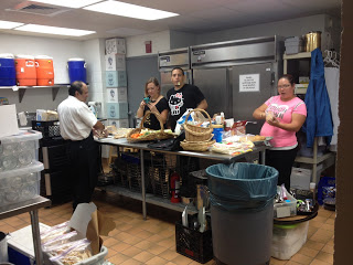 catering crew at a wedding reception